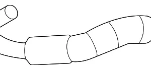 Water Hose - Mazda (PXK7-15-53YA)