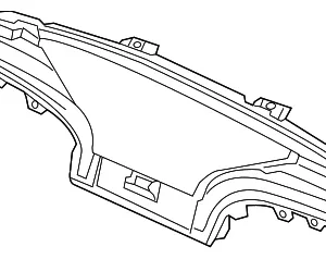 Defroster Nozzle - Mazda (GHP9-60-120C)