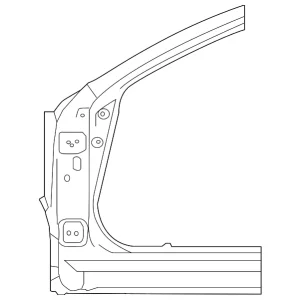 Hinge Pillar - Mazda (BJY6-70-221)