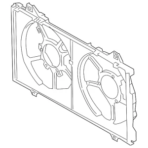 Fan Shroud - Mazda (PE11-15-210)