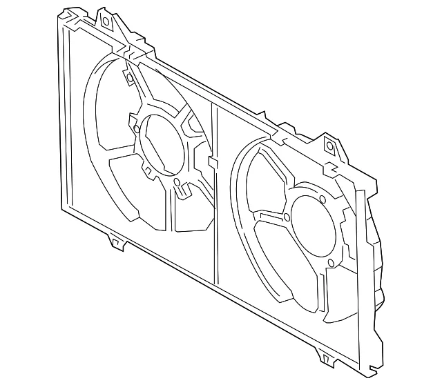 Fan Shroud - Mazda (PE11-15-210)