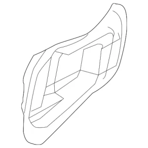 Door Shell Access Panel - Mazda (KD53-72-973A)