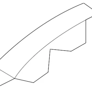 Rear Body Panel Reinforcement - Mazda (BP4K-70-752)
