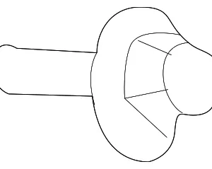 Lift-Gate Lift Support Bolt - Mazda (9G66-00-616B)