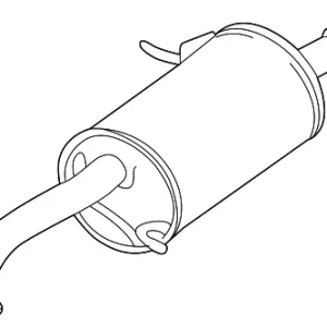 Exhaust Muffler - Mazda (FSF1-40-100B)