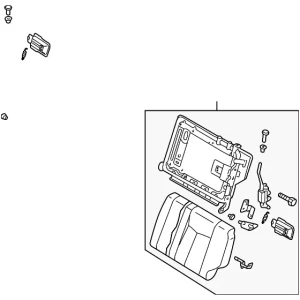 Seat Back Assembly - Mazda (BL8F-57-450C-05)