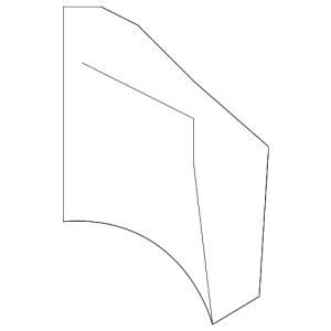 Rear Body Trim Cover - Mazda (BP4K-68-893A-30)