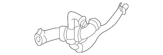 Lower Hose - Mazda (YF09-15-185H)