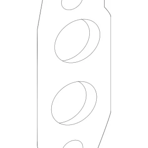 Water Inlet Pipe Gasket - Mazda (H301-13-535A)
