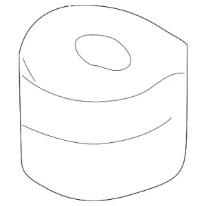 Air Cleaner Assembly Cushion - Mazda (YF09-13-Z66)