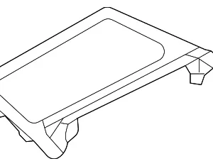 Speaker Grille - Mazda (DN4E-55-530-02)