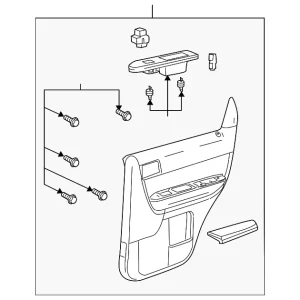 Door Trim Panel - Mazda (ZZCA-68-520-03)