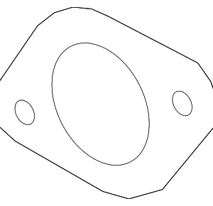 Resonator & Pipe Gasket - Mazda (L505-40-305B)