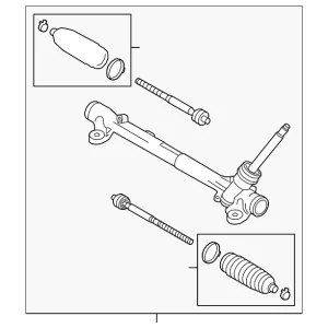 Steering Gear - Mazda (GBEF-32-110)