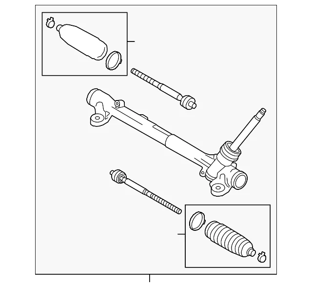 Steering Gear - Mazda (GBEF-32-110)
