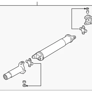 Drive Shaft Assembly - Mazda (ZZR2-25-100)