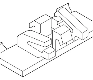 Roof Molding Clip - Mazda (GJYA-50-629A)