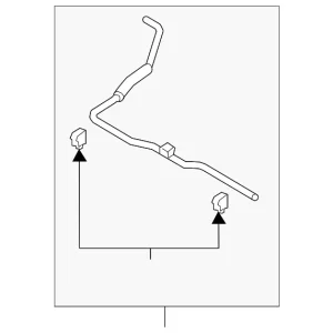 Vent Hose - Mazda (PAF1-15-380)