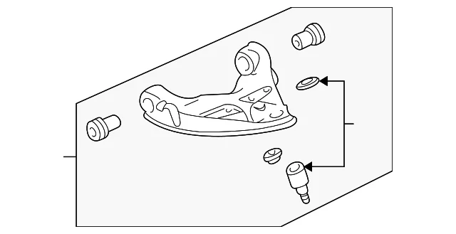Suspension Control Arm - Mazda (1F70-34-320)