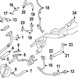 By-Pass Hose Clamp - Mazda (9928-31-400P)