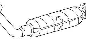 Catalytic Converter - Mazda (1F60-20-500)