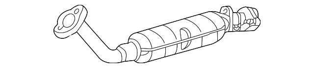 Catalytic Converter - Mazda (ZZP1-20-500)