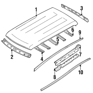 Roof Rail - Mazda (L001-71-050G)