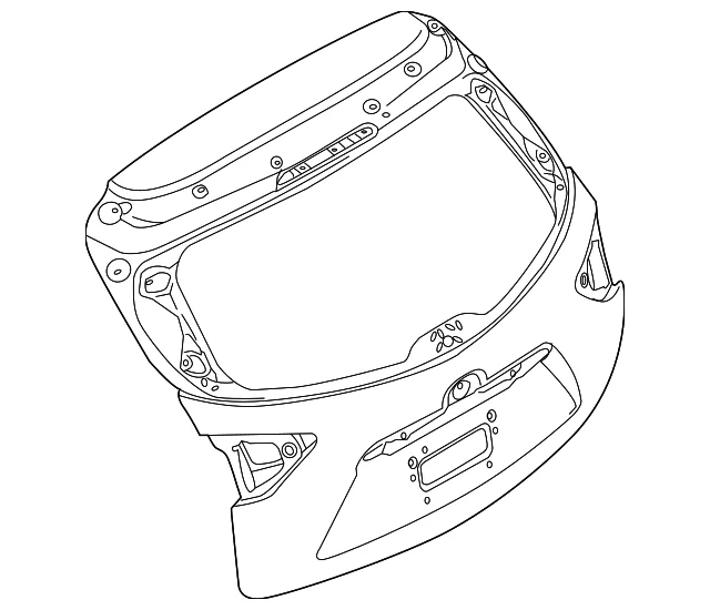 Lift Gate - Mazda (KDY8-62-02XD)