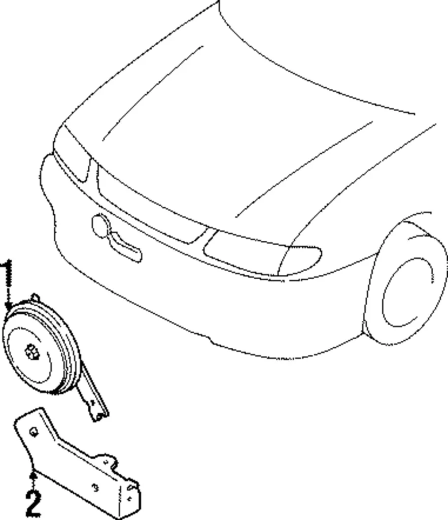 Horn - Mazda (B596-66-790A)