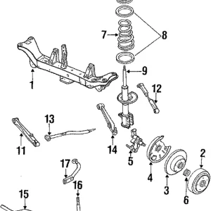 Brake Drum - Mazda (GJ21-26-251B)