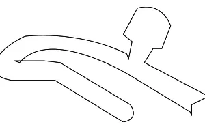 Temp Sensor Retainer Clip - Mazda (T001-61-J08)