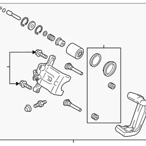 Caliper Assembly - Mazda (NFZ7-26-98Z)