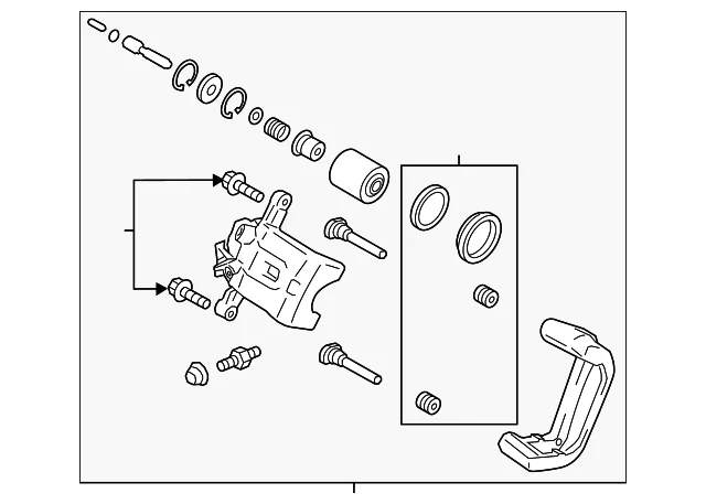 Caliper Assembly - Mazda (NFZ7-26-98Z)