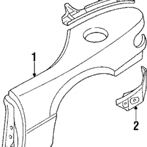 Gutter - Mazda (NA01-71-440A)