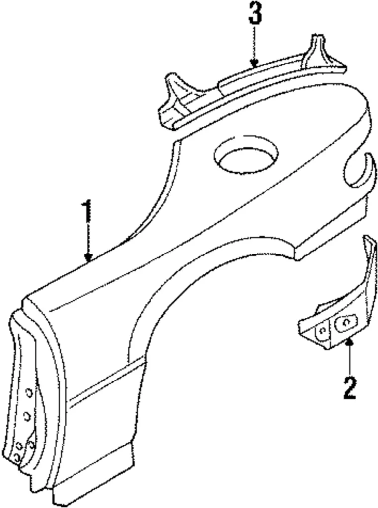 Quarter Panel - Mazda (NAY1-70-400B)