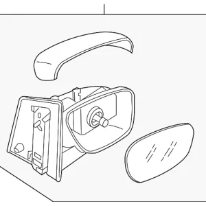 Mirror - Mazda (TD11-69-120N-74)