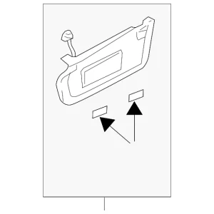 Sun-Visor - Mazda (GP9A-69-270B-77)