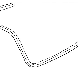 Weatherstrip - Mazda (GJ6A-56-951B)