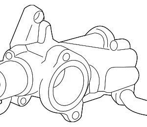 Water Outlet - Mazda (PY8W-15-17Z)