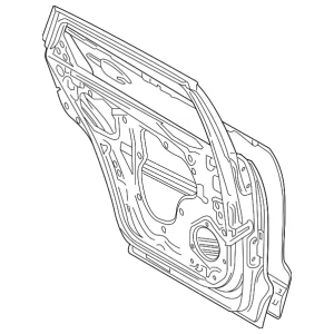 Body(L) Rear Door - Mazda (KMY0-73-02XD)