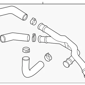 Oil Cooler Line - Mazda (GY01-14-520A)