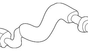 Pipe - Mazda (BJ0E-61-J15A)