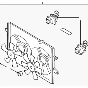 Fan Assembly - Mazda (FS1G-15-025B)
