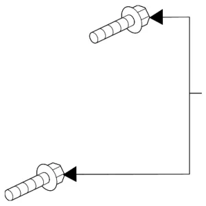 Turbocharger Mounting Bolt - Mazda (9YA2-01-004)