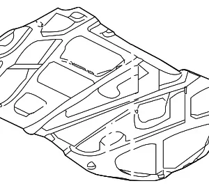 Hood Insulation Pad - Mazda (GK2A-56-681B)