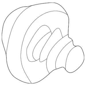 Crankshaft Pulley Bolt - Mazda (FS01-11-406A)