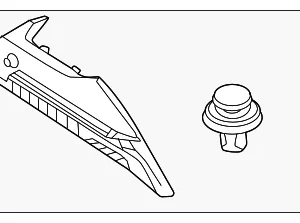 Upper Quarter Trim - Mazda (DN4J-68-84ZC-02)
