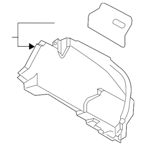 Trunk Side Trim - Mazda (BDTS-68-850A)