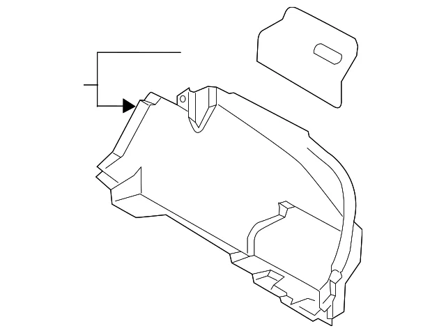 Trunk Side Trim - Mazda (BDTS-68-850A)