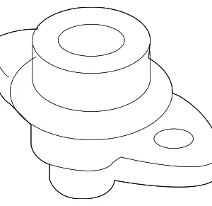 Differential Mount Lower Insulator - Mazda (LA12-39-560A)